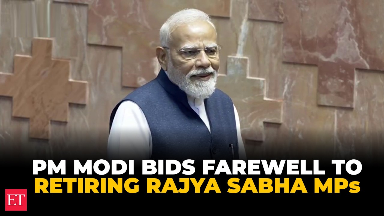 'No full stop in politics...': PM Modi bids farewell to retiring Rajya Sabha MPs