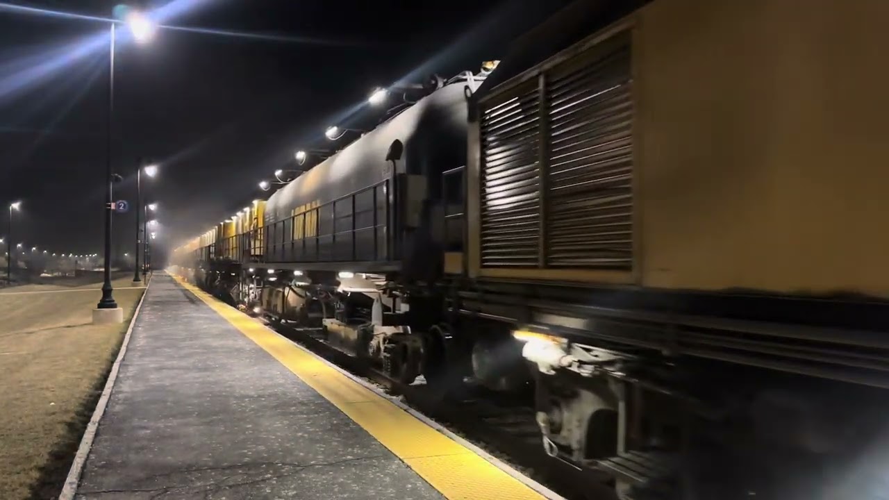 Chasing LORAM Rail Grinder grinding Metra’s Southwest Servixe