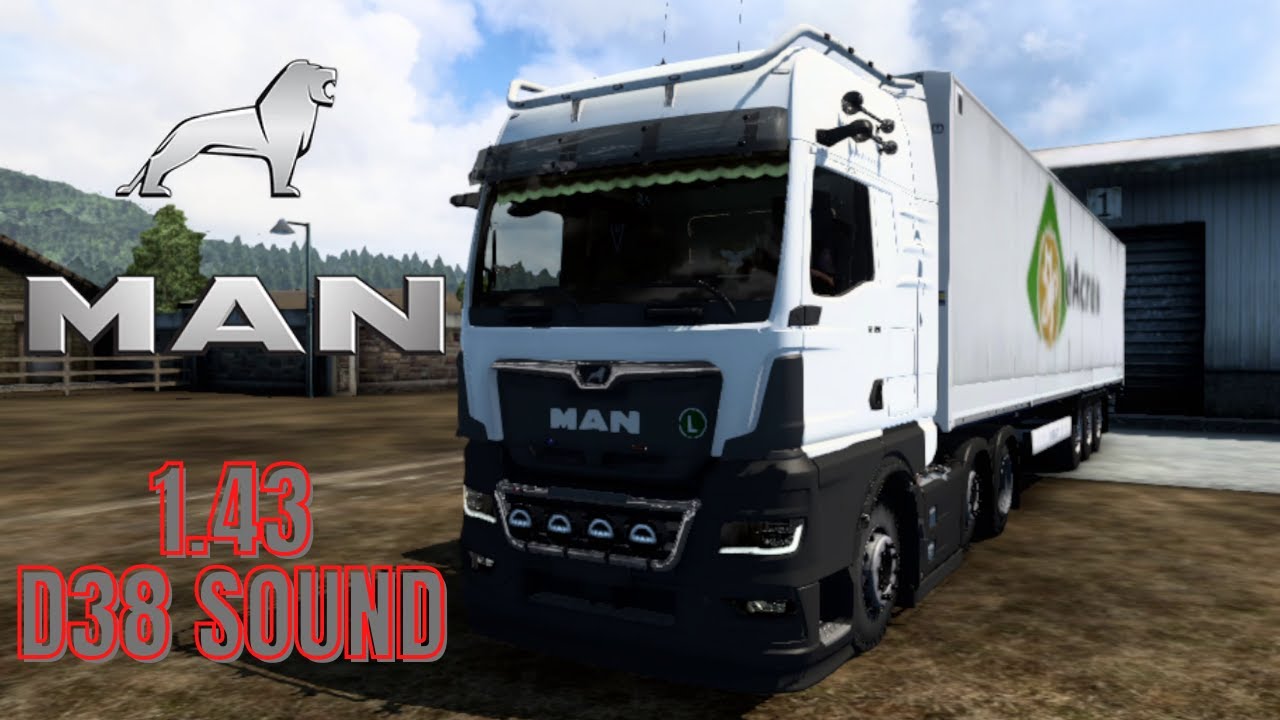 ETS2 MAN TGX 2020 Sound mod 1.43 | Euro Truck Simulator 2 | D38 Engine Sound | Oleg Strukov
