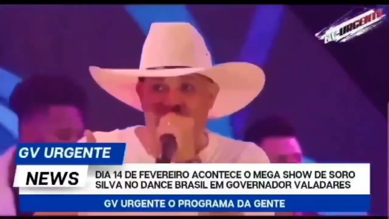 Dia 14 de fevereiro acontece o mega show de Soro Silva no Dance Brasil em Governador Valadares