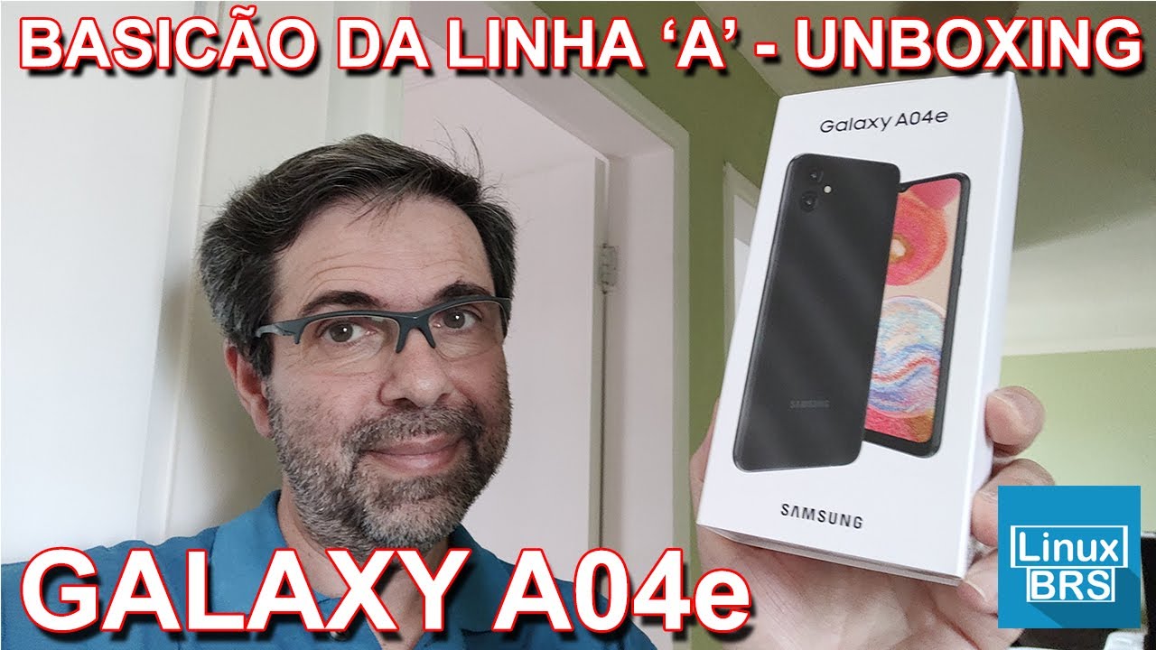 Samsung Galaxy A04e - o básico da linha 'A' - unboxing e primeiras impressões