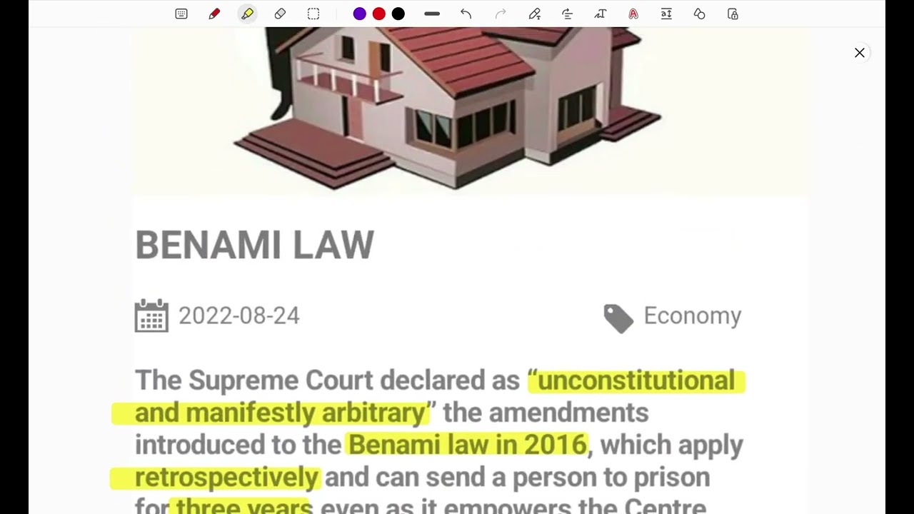 BENAMI LAW  EXPLAINED IN ENGLISH | SPR NEWS UPDATES | UPSC | IAS