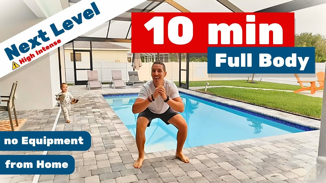 10 Min Full Body Fat Burn | No Equipment Workout in Cape Coral, FL