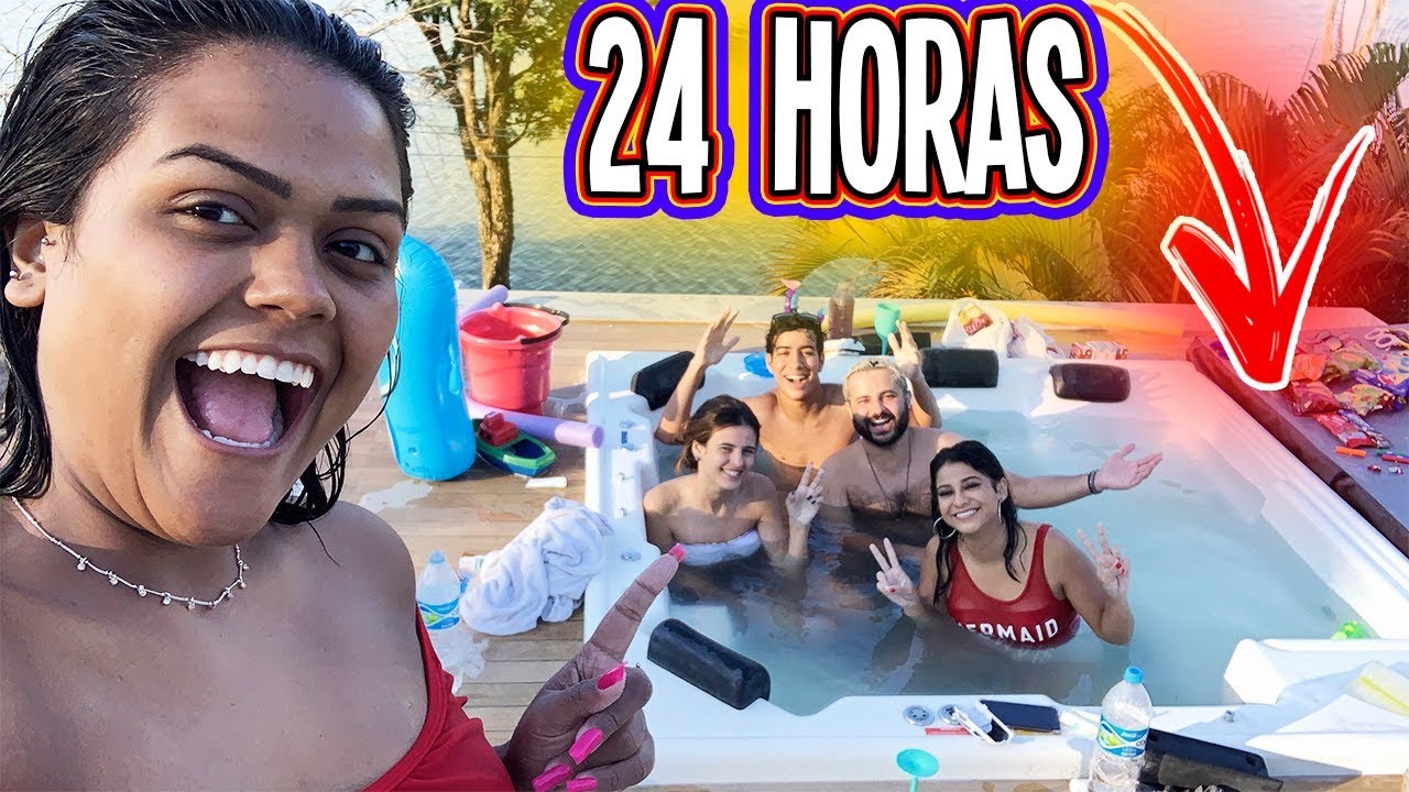 24 HORAS NA BANHEIRA SPA !!!