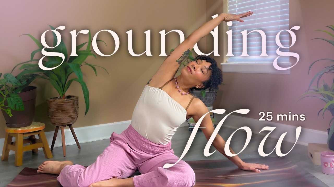 gentle morning yoga ✧ 25 min grounding yoga for mornings that *feel* heavy