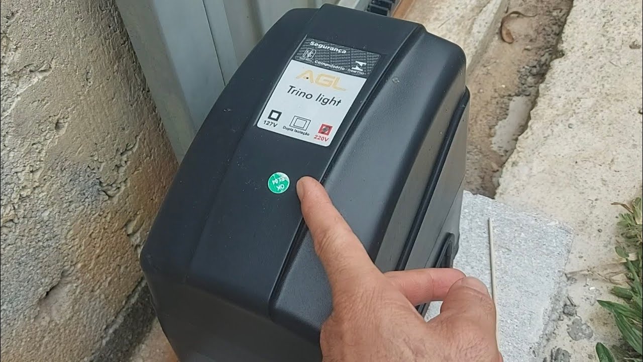 COMO AJUSTAR O FREIO DO MOTOR AGL TRINO LIGHT DE PORTÃO AUTOMÁTICO