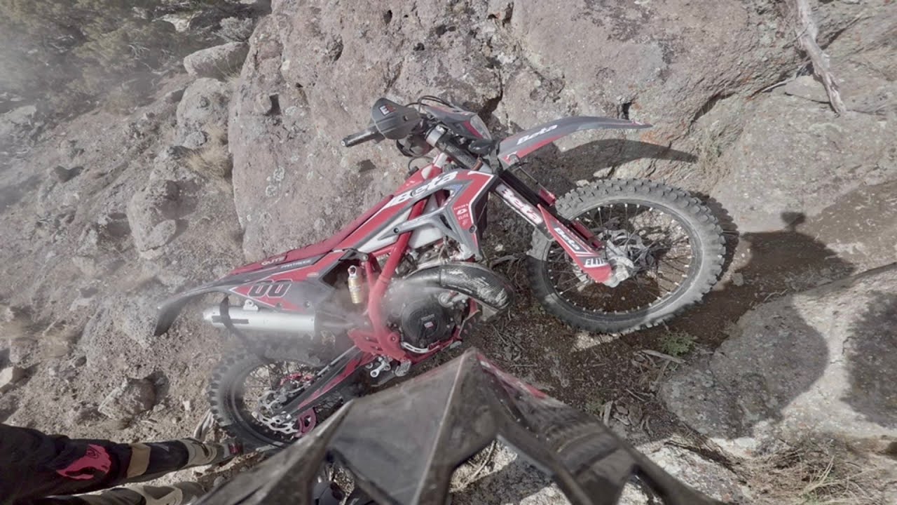 SLICKS & STONES may break my bones-Very fun/challenging today. #crash #beta #2strokem #xtrainer
