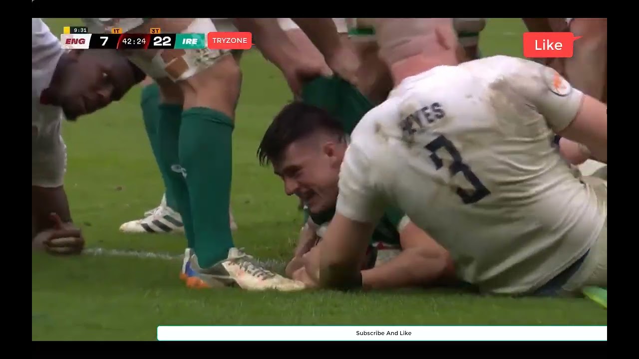 England vs Ireland Rugby Highlights | All Tries |  February 21, 2026