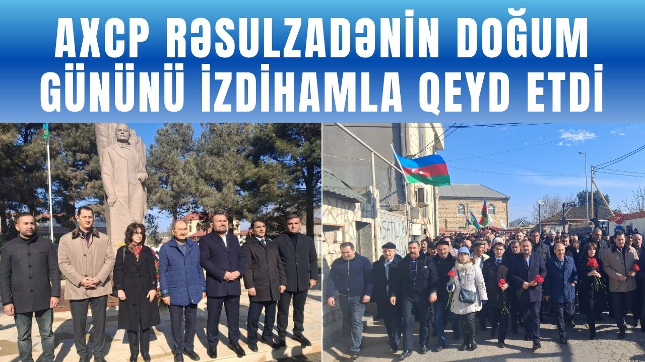 Cəbhəçilərin Əli Kərimlisiz Rəsulzadə ziyarəti: eyni izdiham, eyni coşqu