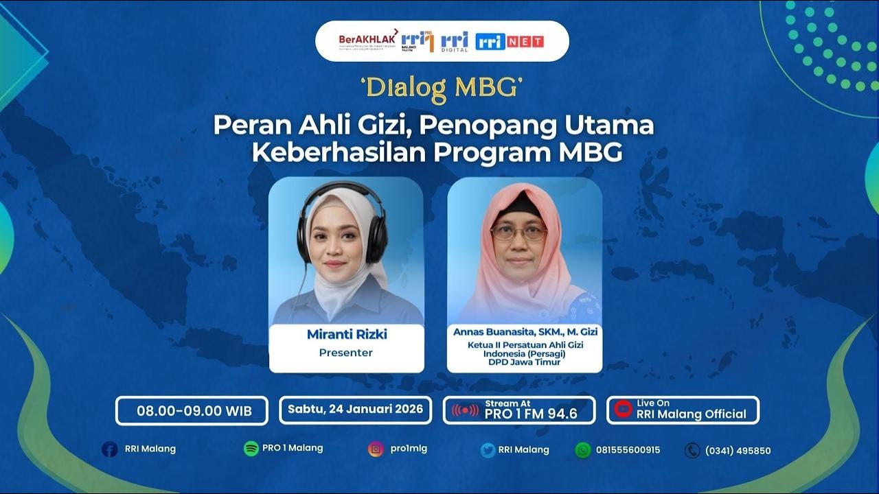 Dialog MBG - Peran Ahli Gizi, Penopang Utama Keberhasilan Program MBG