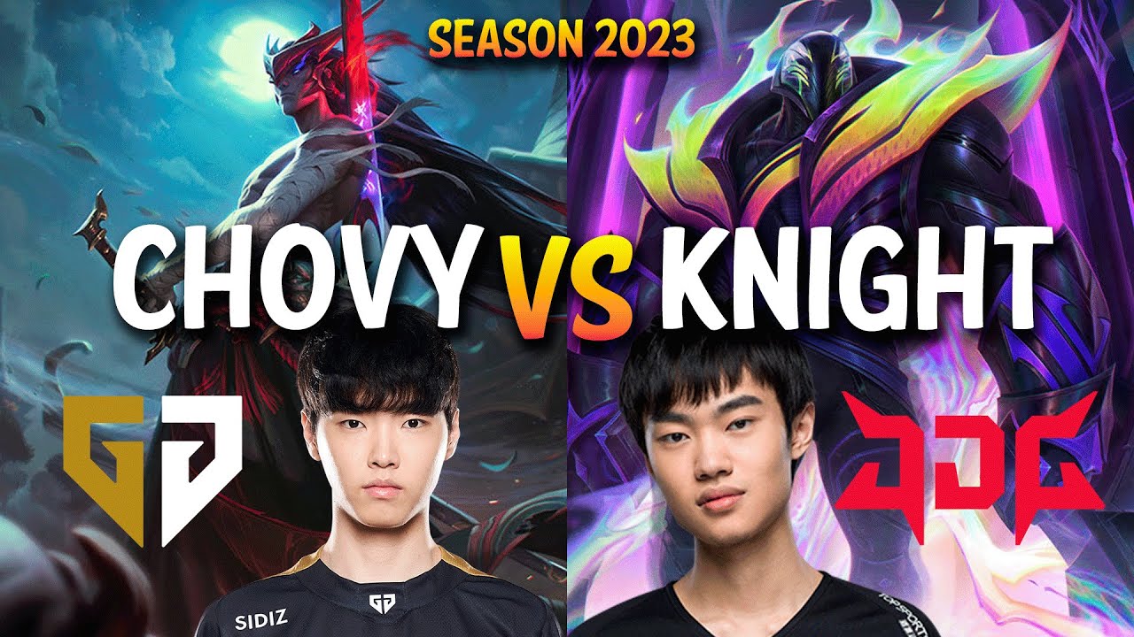 GEN Chovy vs JDG Knight - Chovy YONE vs Knight K'SANTE Mid - KR Ranked