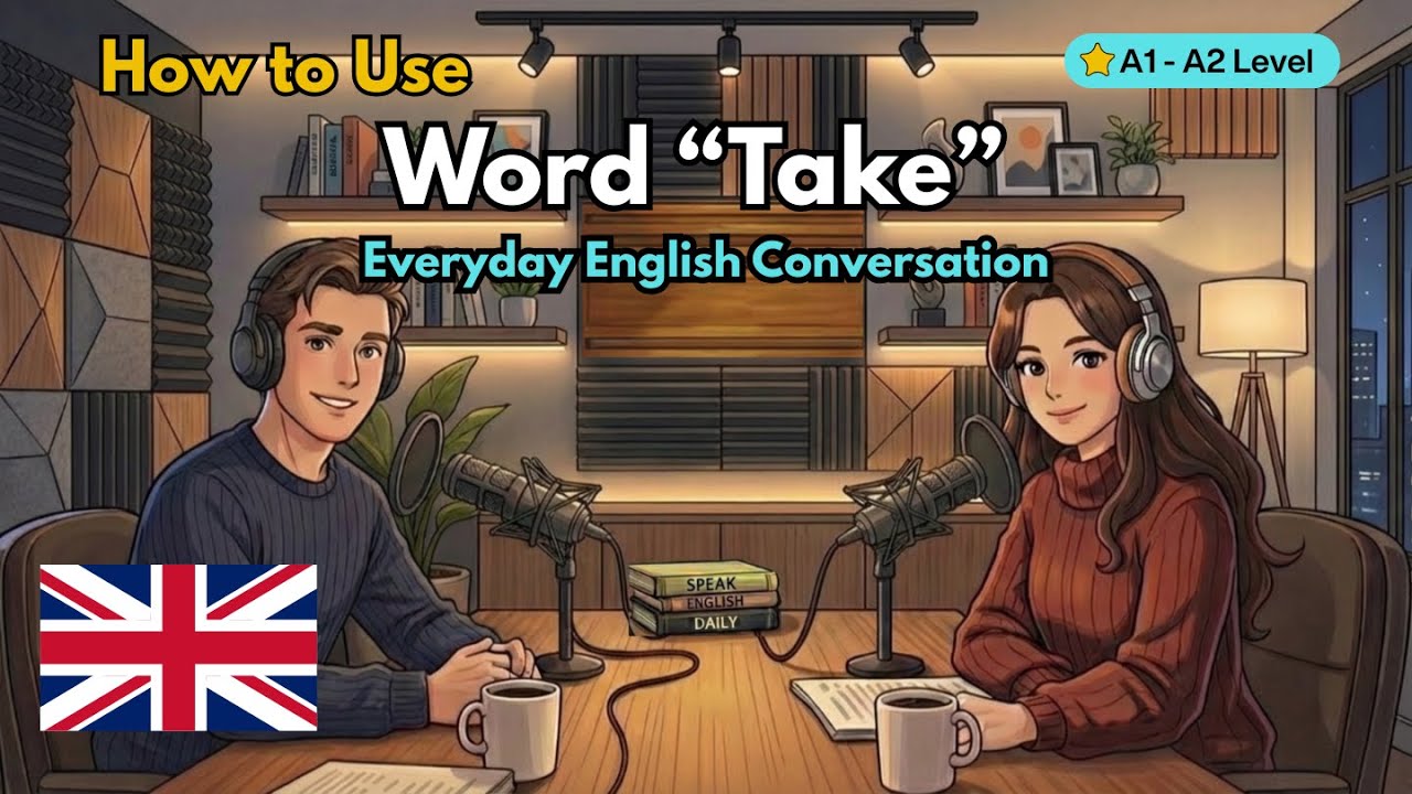 Daily English Conversation Practice | How to Use “Take” in Everyday Conversations in English