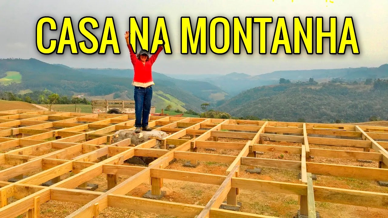 Eu Construí uma Casa de MADEIRA dos Sonhos no Sítio
