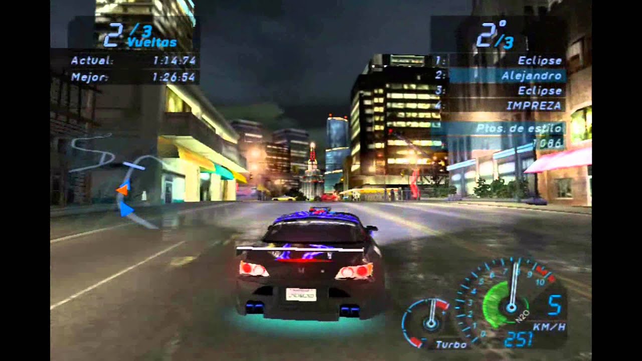 NFS Underground (Carrera #72) (Vuela sobre el puente levadizo)
