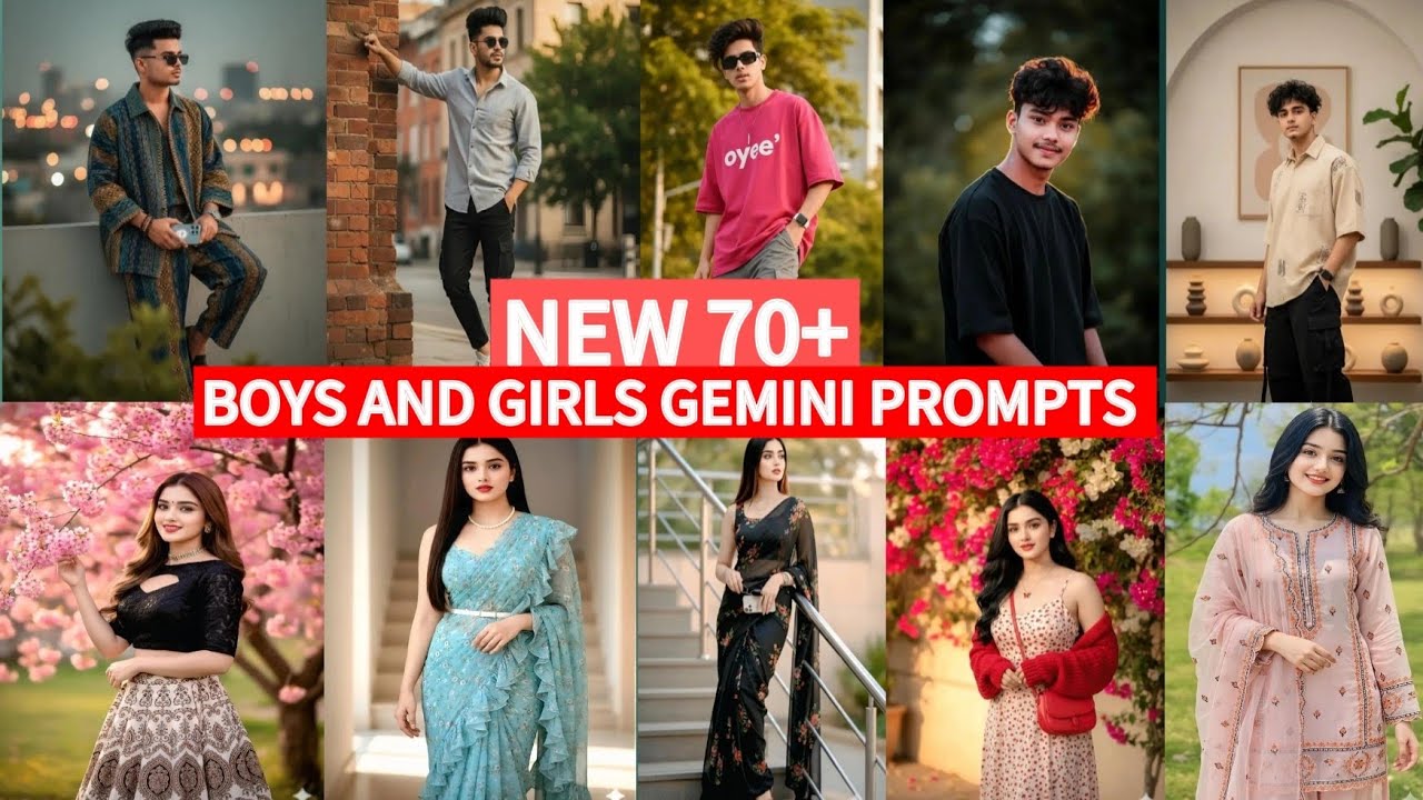 New 70+ Trending Ai Photo Editing Prompts | Google Gemini Al Boy's and girls Viral Photo Editing TBP