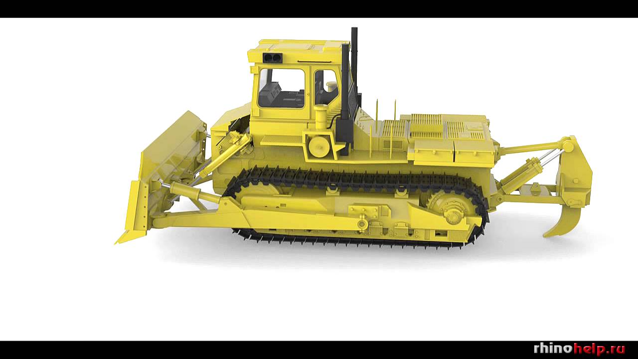 Tractor T-330. Rhino5+Keyshot