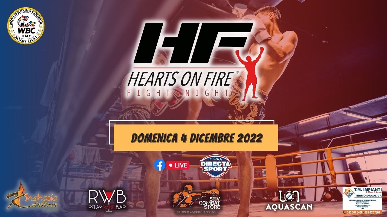 Muai Thay - Hearts on Fire Fight Night 2022 (Quartu S. Elena 04.12.2022)