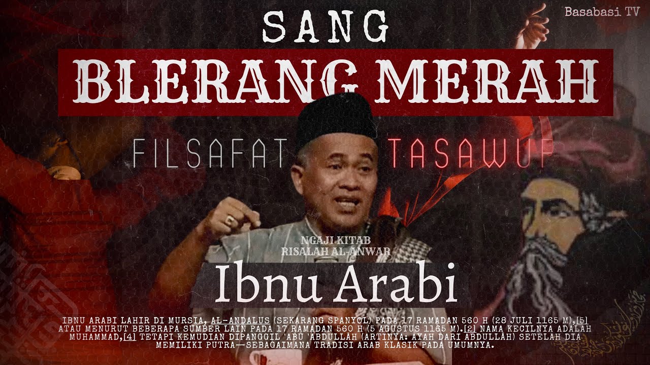 SANG BLERANG MERAH MUHYIDDIN IBNU ARABI | KITAB RISALAH AL-ANWAR