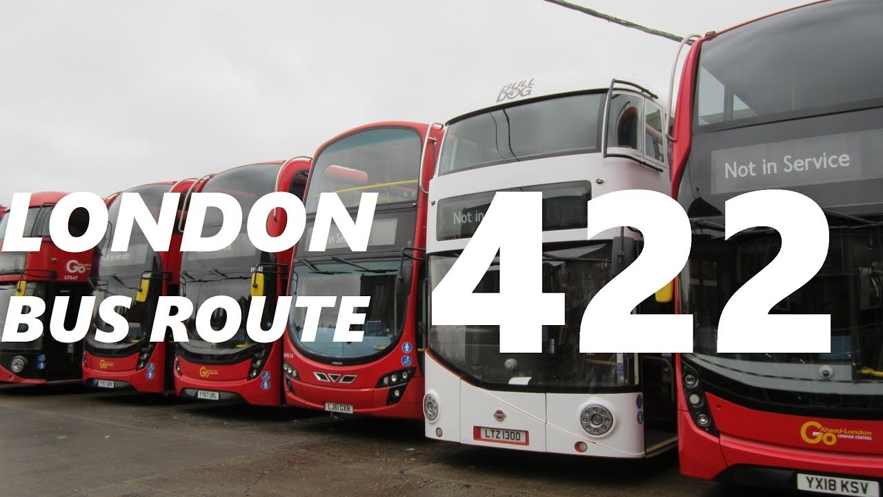 LONDON BUS ROUTE 422 Towards North Greenwich Station