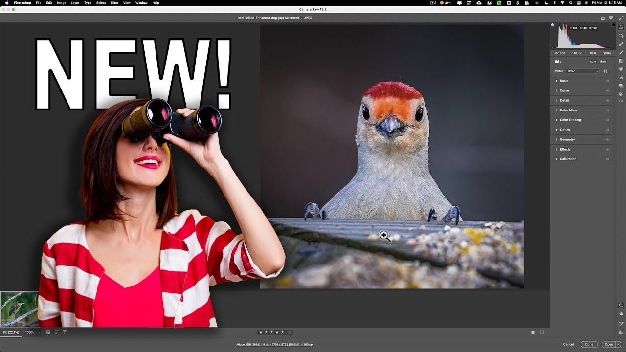 NEW FEATURE! SUPER RESOLUTION in Photoshop