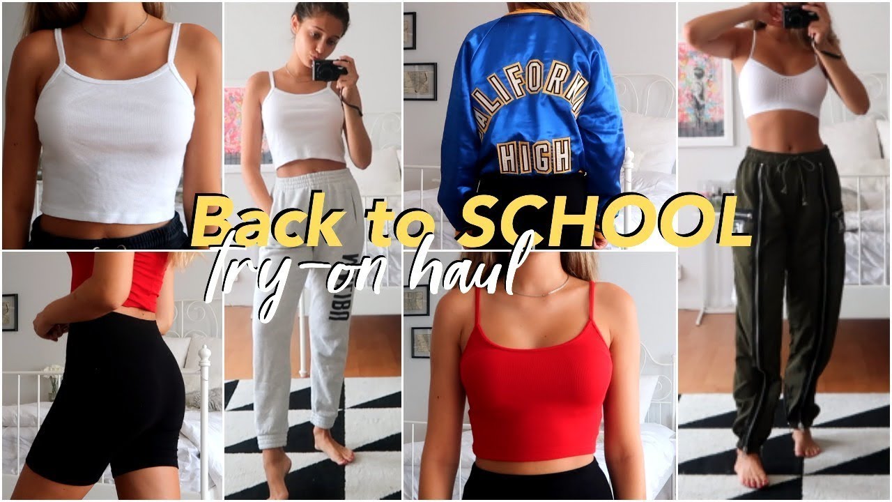 BACK TO SCHOOL TRY-ON HAUL 2018 (on a budget)
