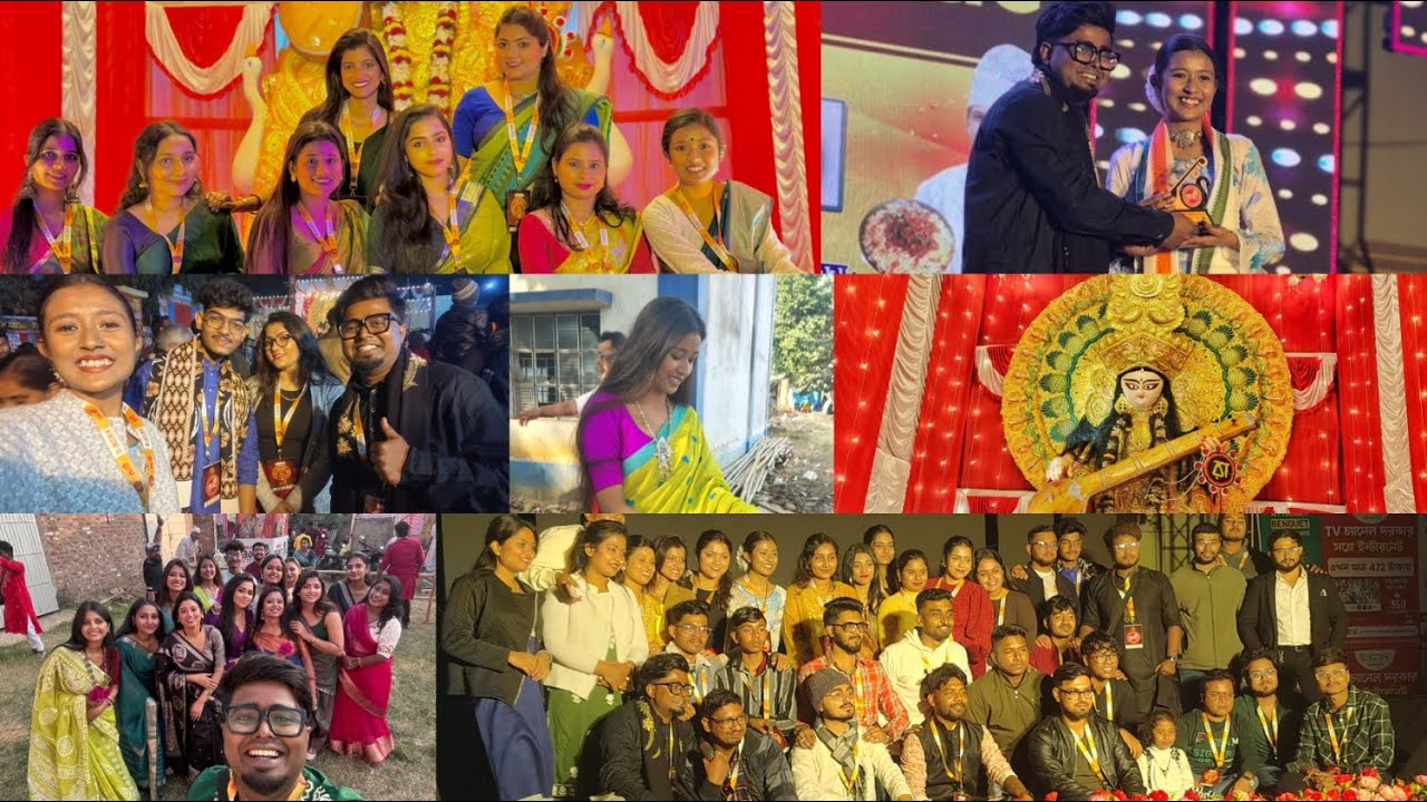 Ranimaa Saraswati Puja In Katwa 2026 ✨ ❤️Saree, Pushpanjali, Dance & Pure Pujo Feel 🌼