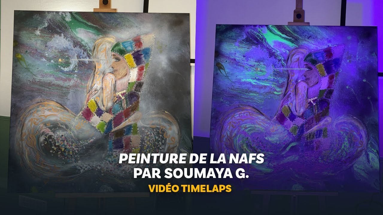 Peinture de la nafs, par Soumaya G. — Vidéo de réalisation