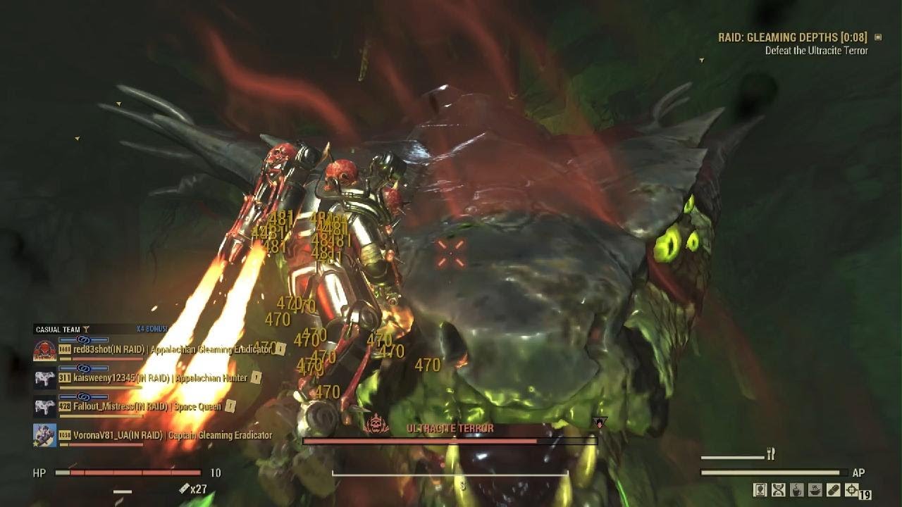 Fallout 76 Bloody Melee Full Raid Chainsaw
