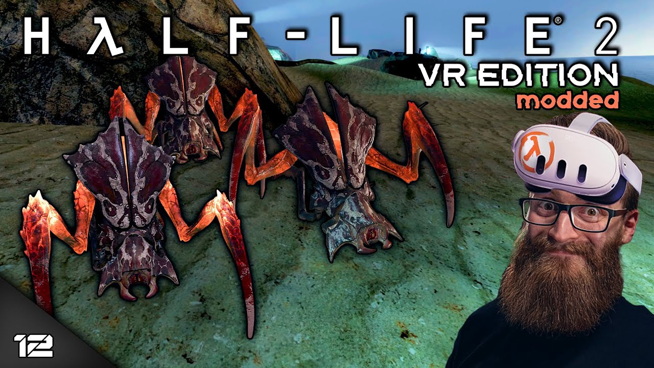 Half Life Alyx Antlions Modded into Half Life 2 VR Playthrough: EP 12