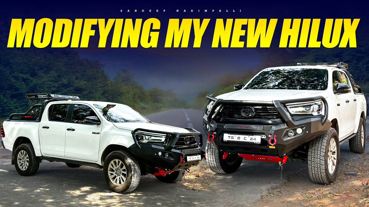 Modifying My New HILUX | Sandeep Nadimpalli | Telugu |