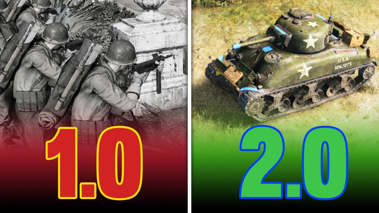 Company of Heroes 3 Graphics & Audio Upgrades Launch vs Today!