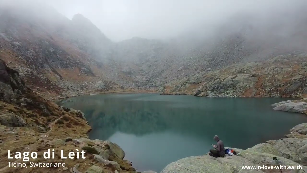 Lago Leìt (2260 m), Rodi - Fiesso (aerial view)