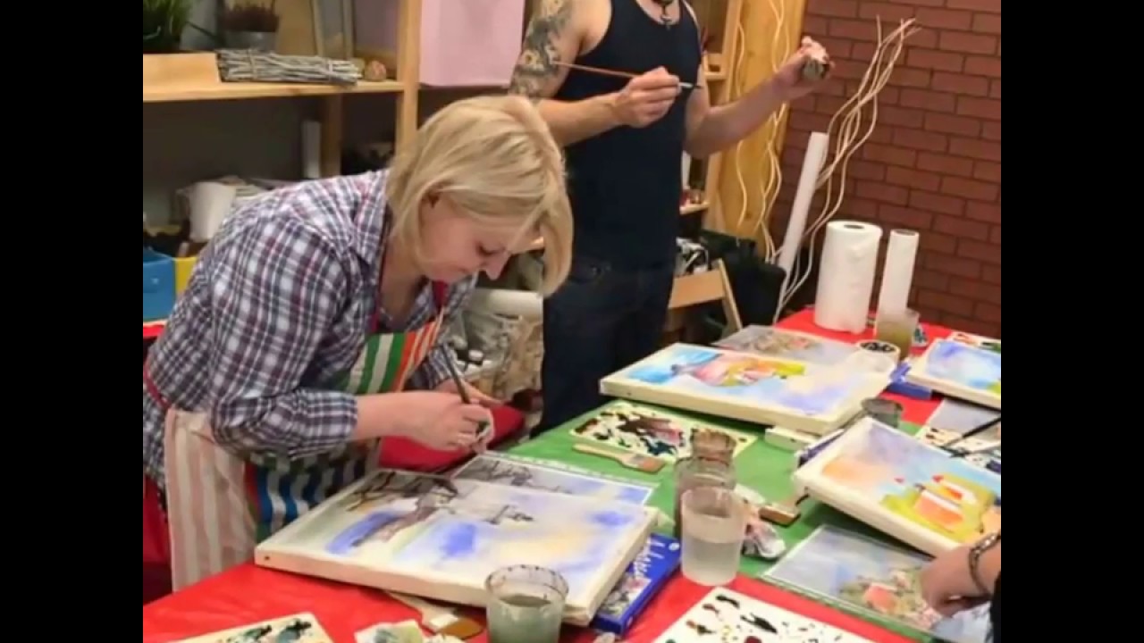 HOBBY ROOM  Живопись акварелью. Мастер-класс Николая Лемьева