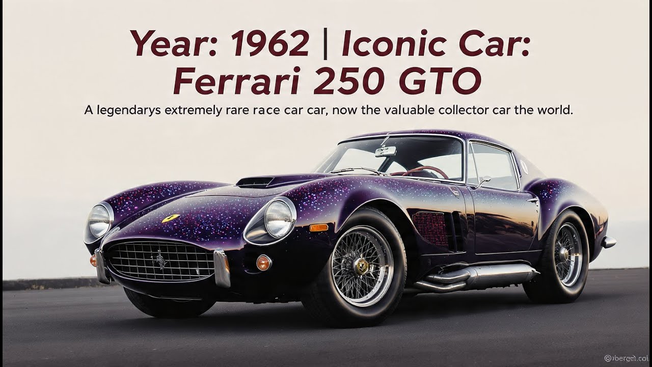 1962 | Ferrari 250 GTO | Самый ценный автомобиль в мире