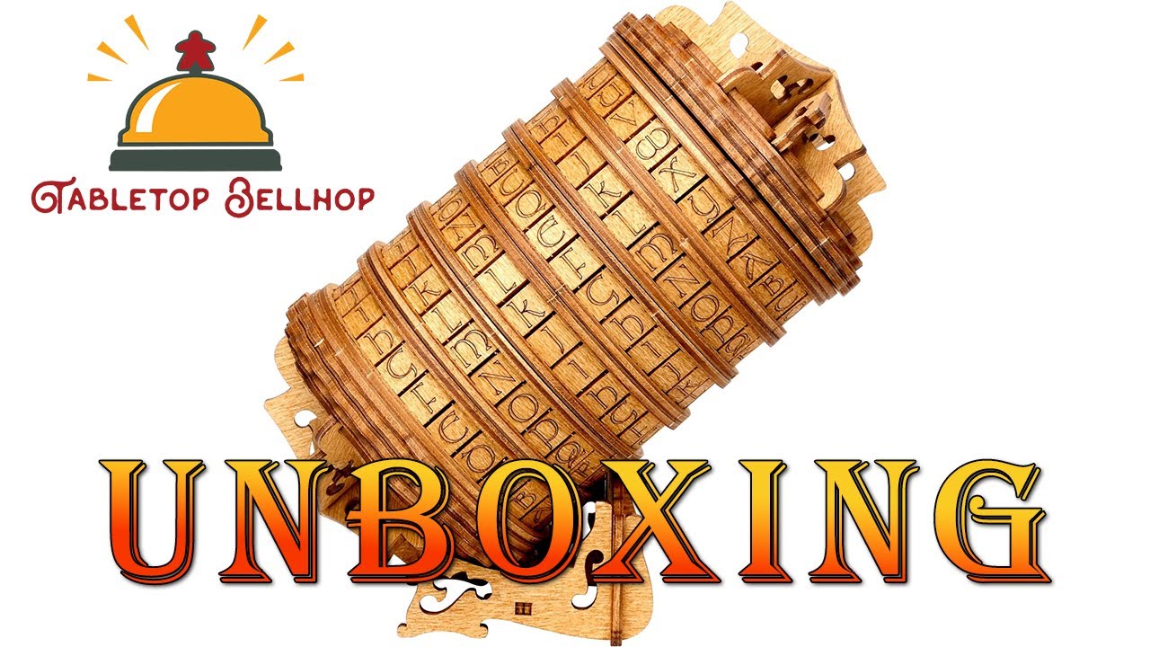 Unboxing the Cryptex from EscapeWelt, Get a look at this wooden gift box with a code you can set.