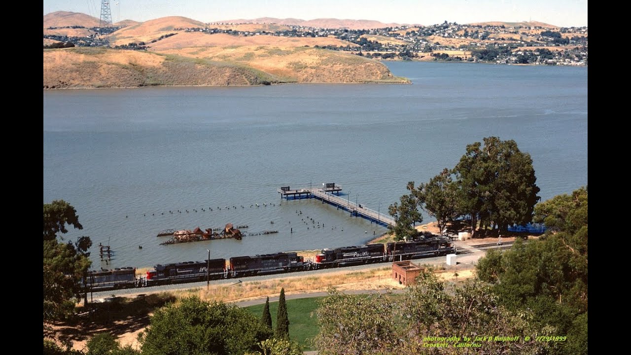 Southern Pacific, SP,   California 1999,  Crockett, Davis, Pinole, Martinez
