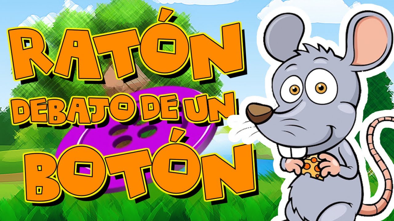 Ratón Debajo de un Botón - Canción Infantil para Niños - Canti Rondas