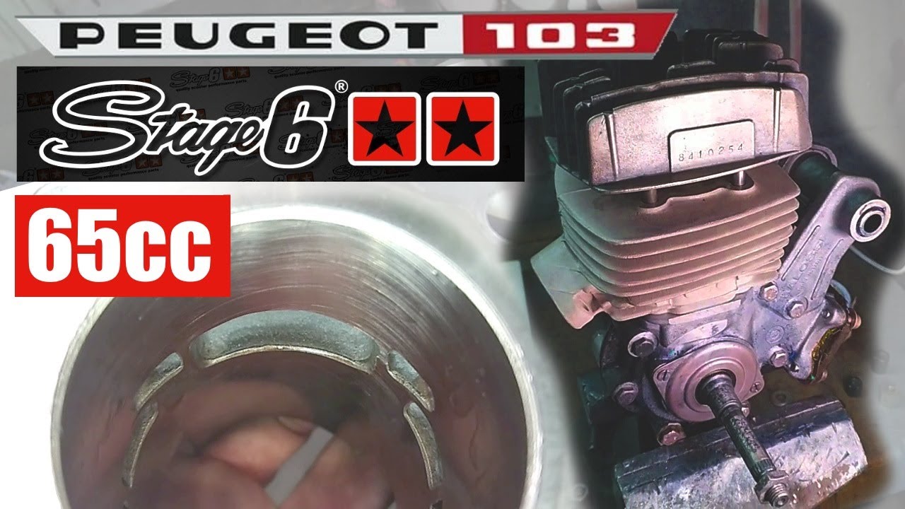 Peugeot 103 Stage 6 65cc Maxi Scoot
