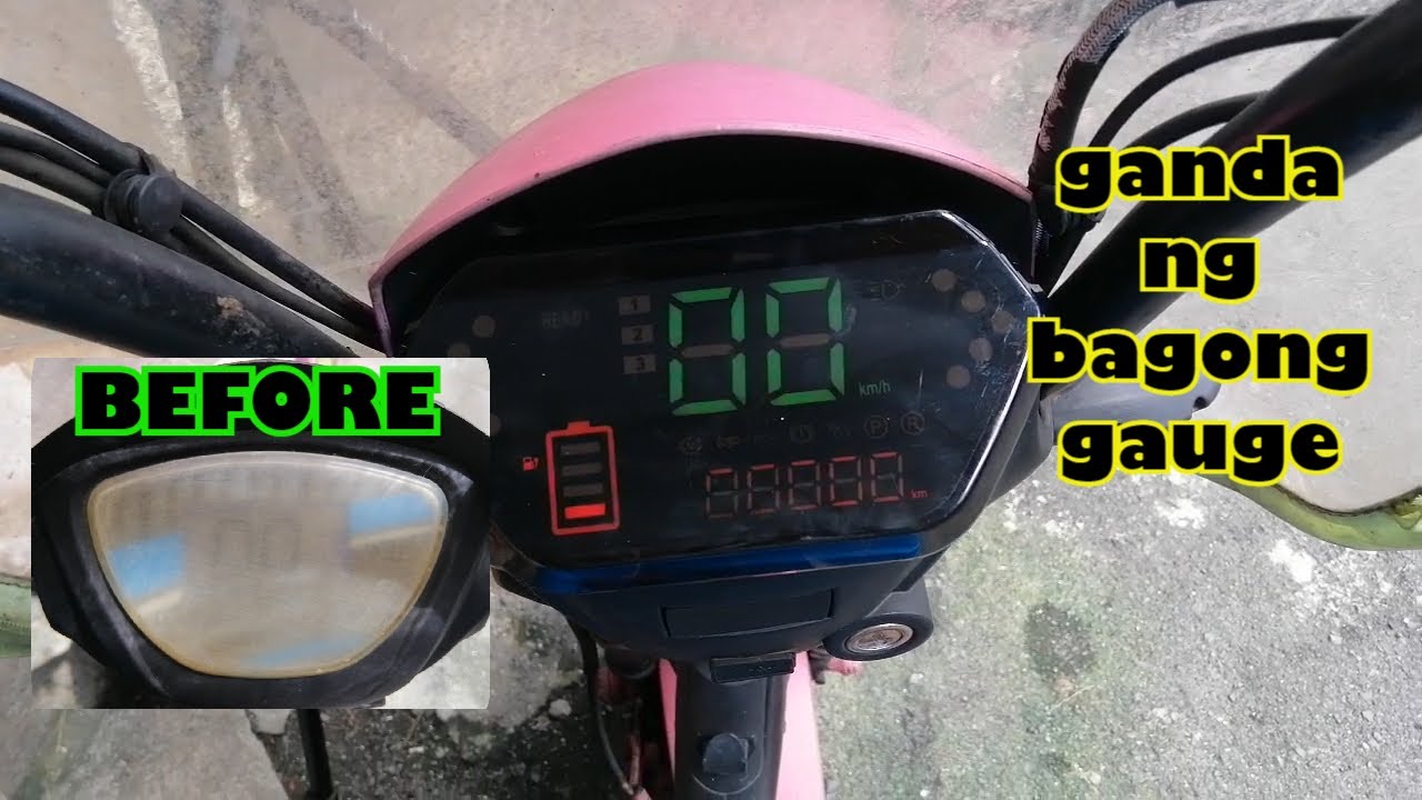 Malabong Gauge Panel ng ebike papalitan natin ng MAGANDA pero MURA