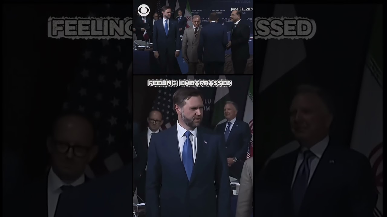Did Qatar&rsquo;s PM Ignore JD Vance? Viral Switzerland Moment #worldnews #usa #iran #qatar #geopolitics