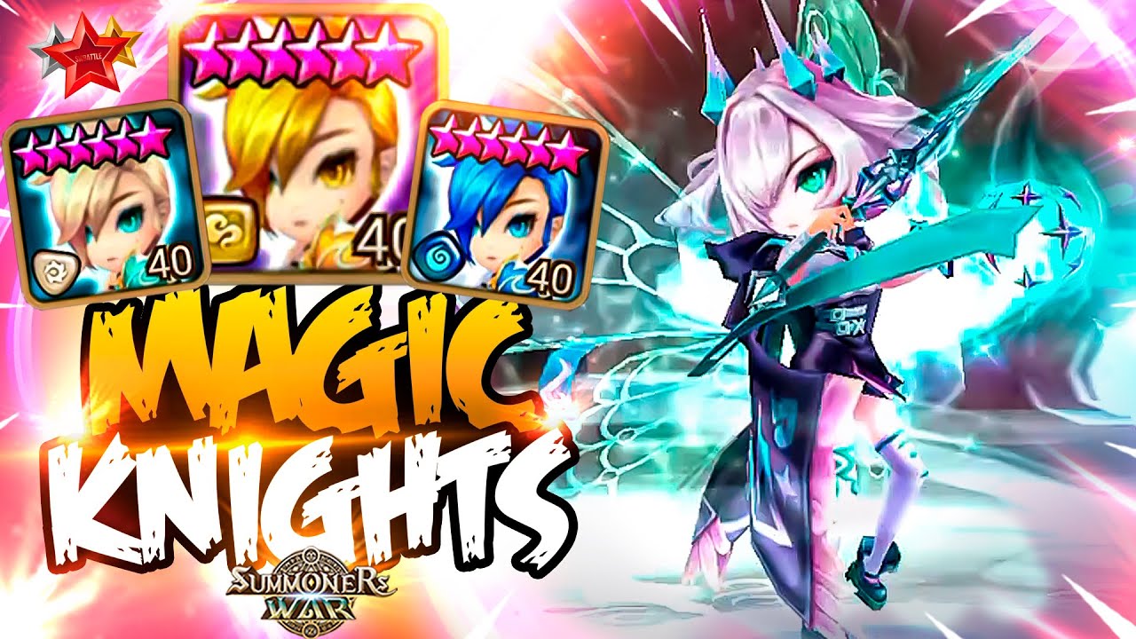He Surprises Enemies with MASS MAGIC KNIGHTS - Summoners War