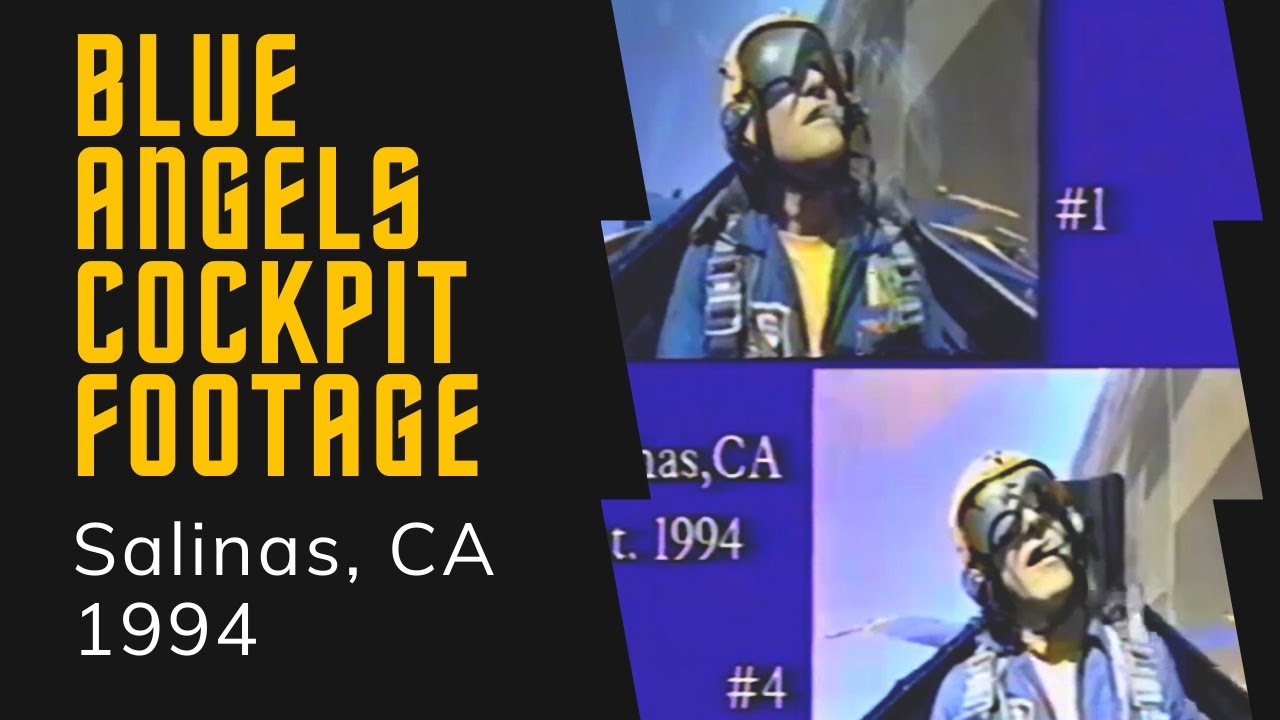 Blue Angels Cockpit Split Screen - 1994 Salinas Air Show