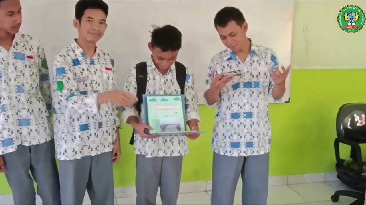 English assignment | popup book presentation about the origins of the Mahakam River