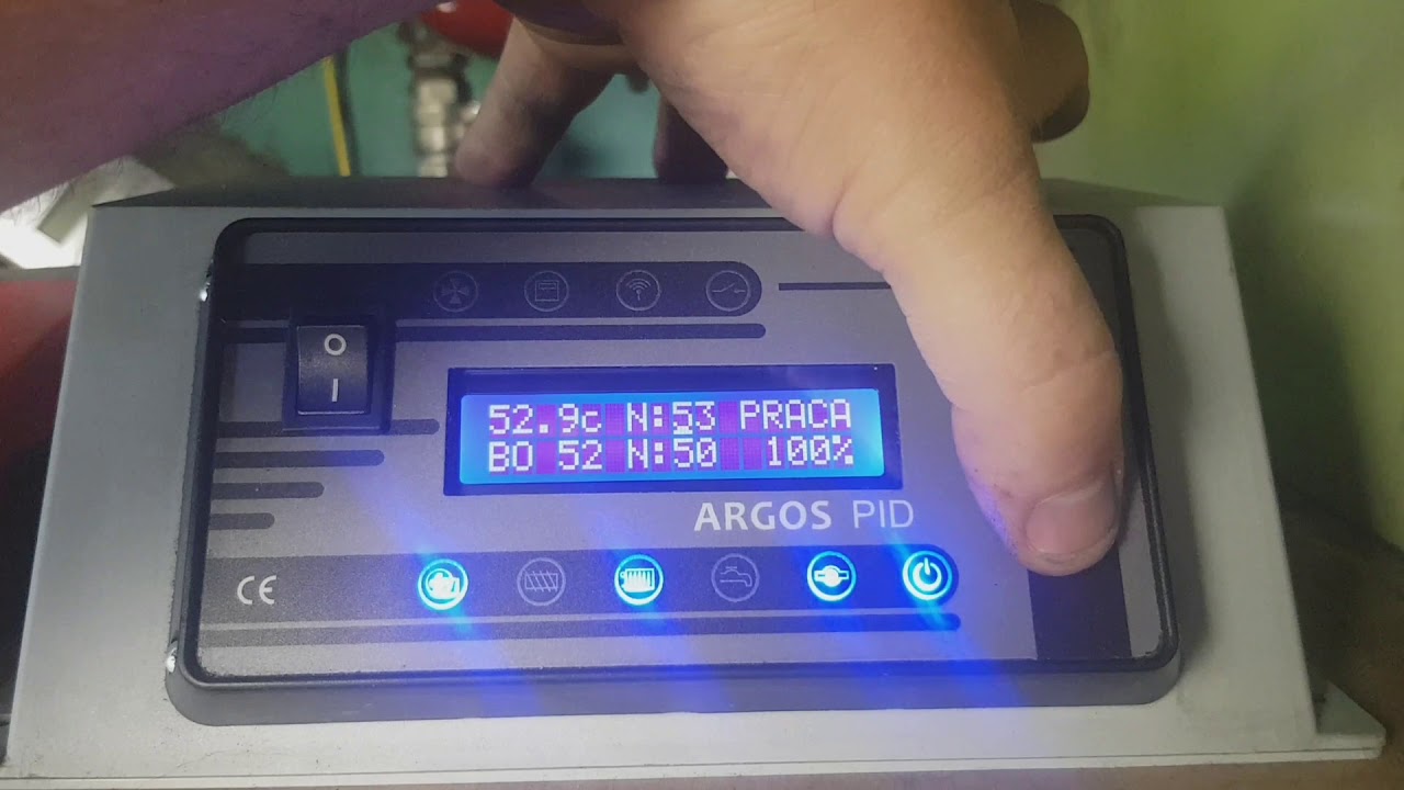 STEROWNIK Kotła na Ekogroszek TECHNIX Argos PID Ustawienia Sterownika