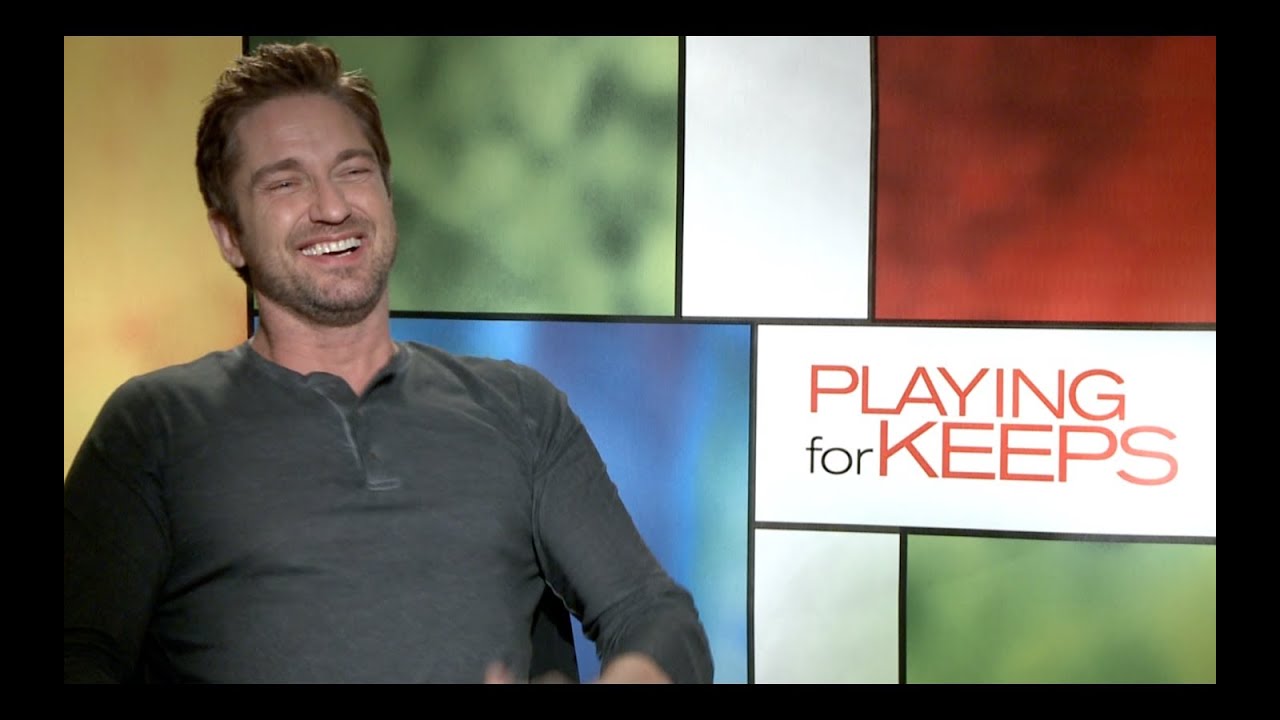 Gerard Butler and Jessica Biel Interview for PLAYING FOR KEEPS