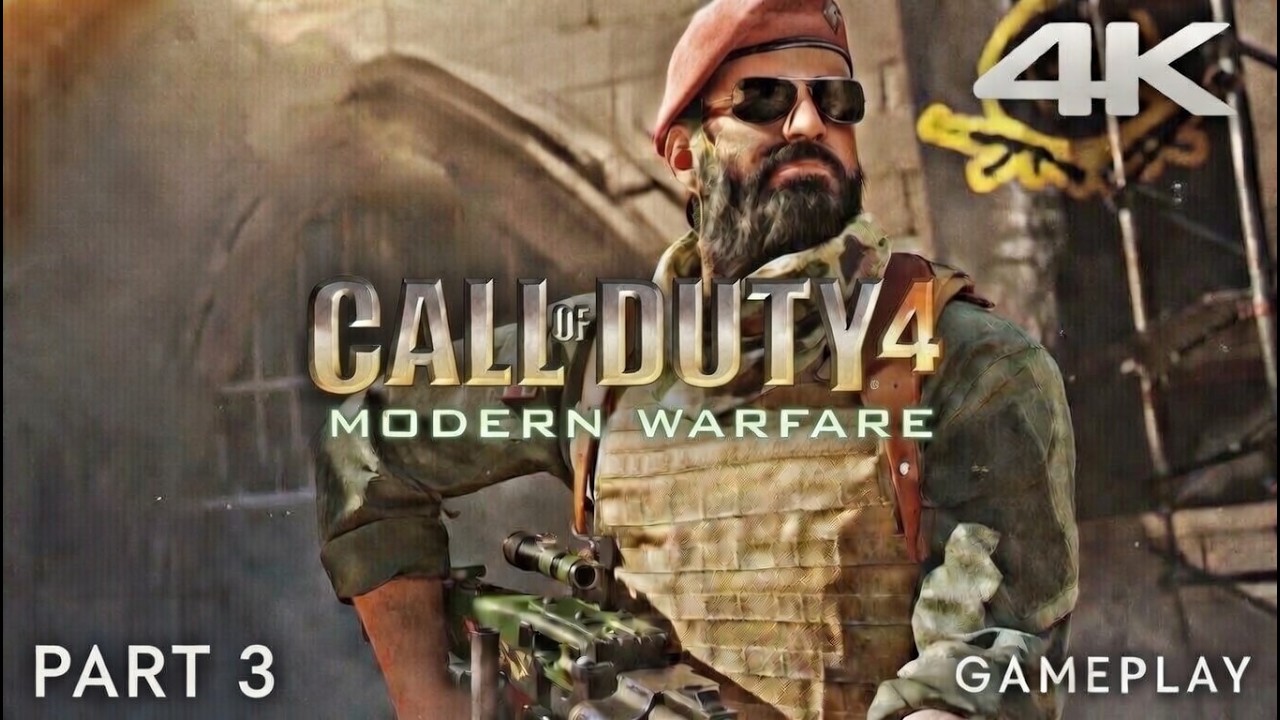THE MOST CRAZIEST MISSION OF CALL OF DUTY 4 MODERN WARFARE !!! WALKTHROUGH GAMEPLAY (COD4 MW) PART 3