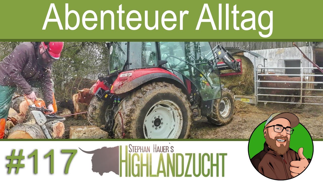 FarmVlog #117: Eine ganz normale Woche | Steyr 4055S | Stihl MS 251C | Polaris Ranger XP 1000