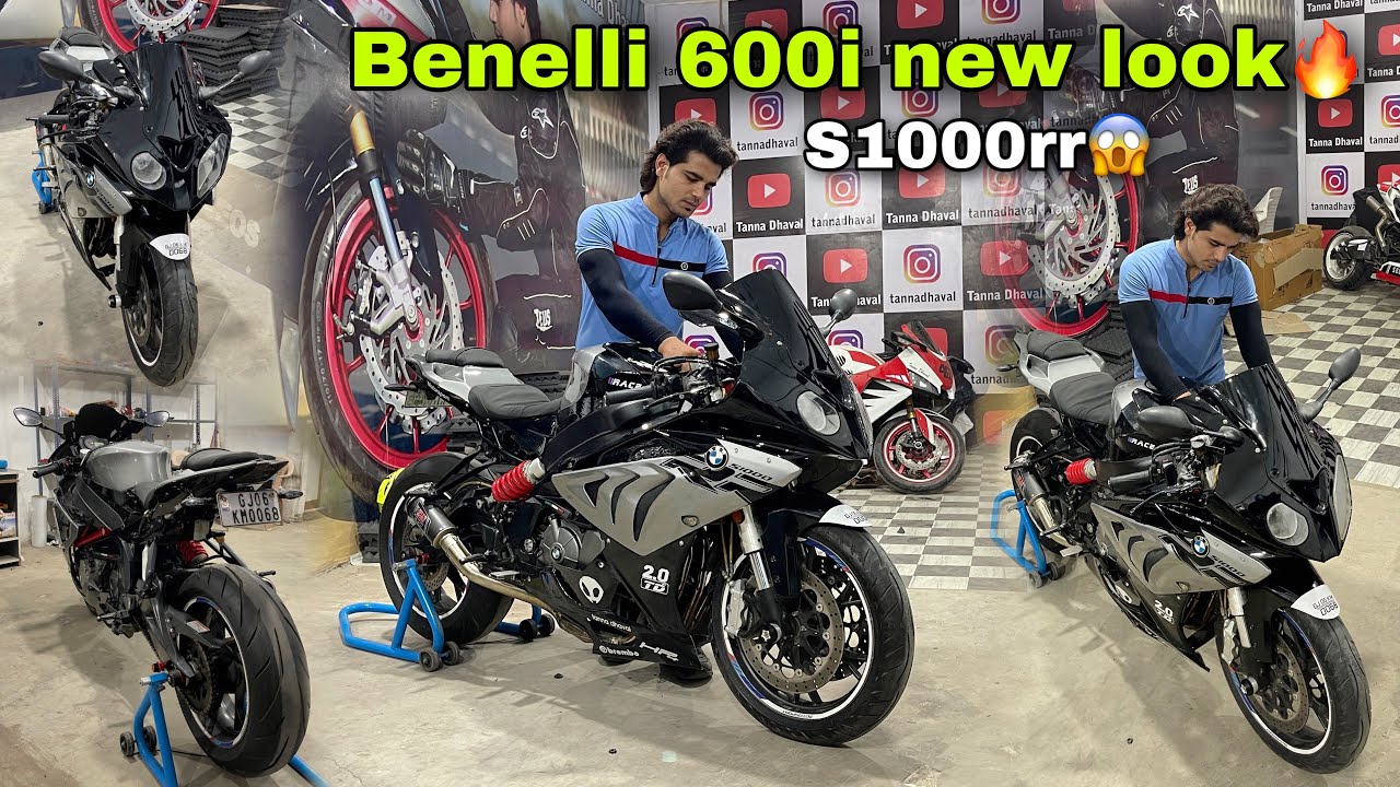 Benelli 600i Modified in to Bmw s1000rr new look🔥