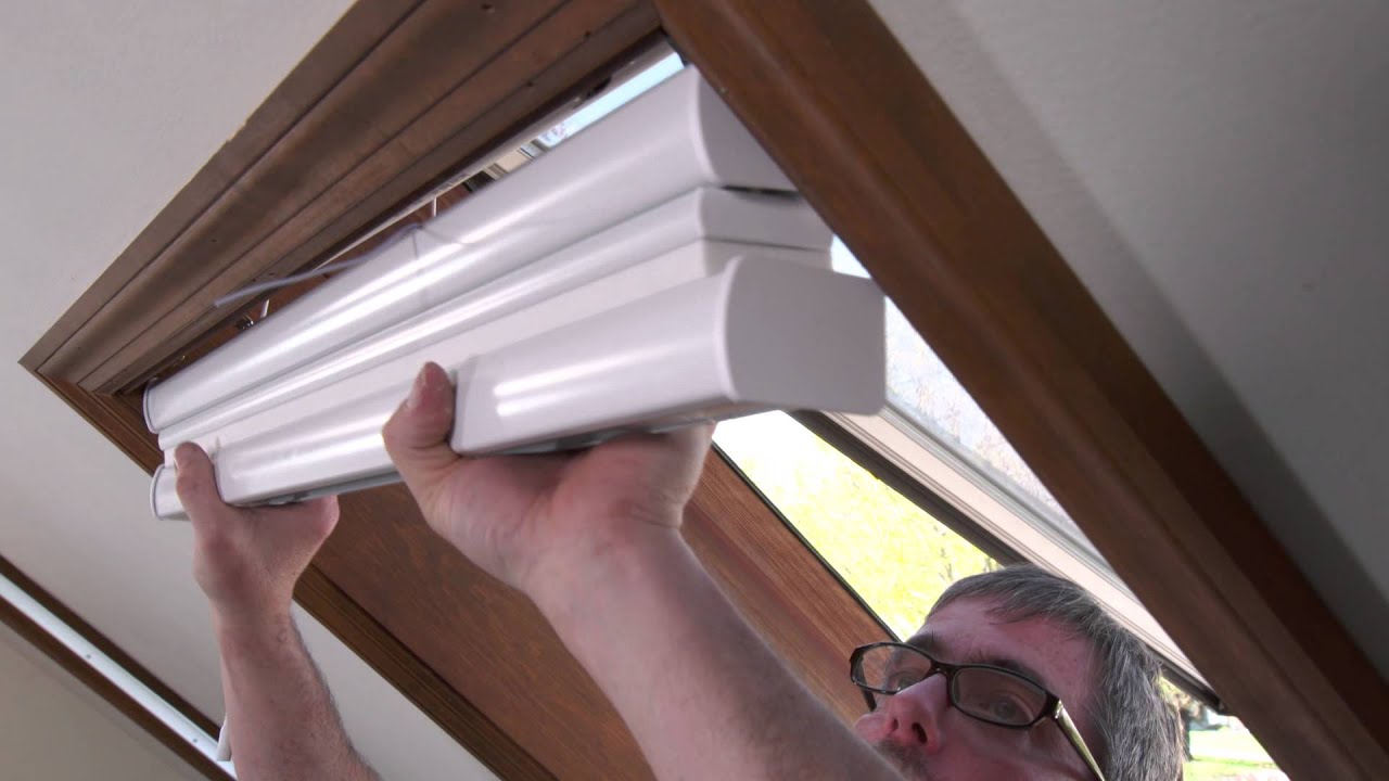 Mezzo Motorized Cellular Skylight Shades Installation