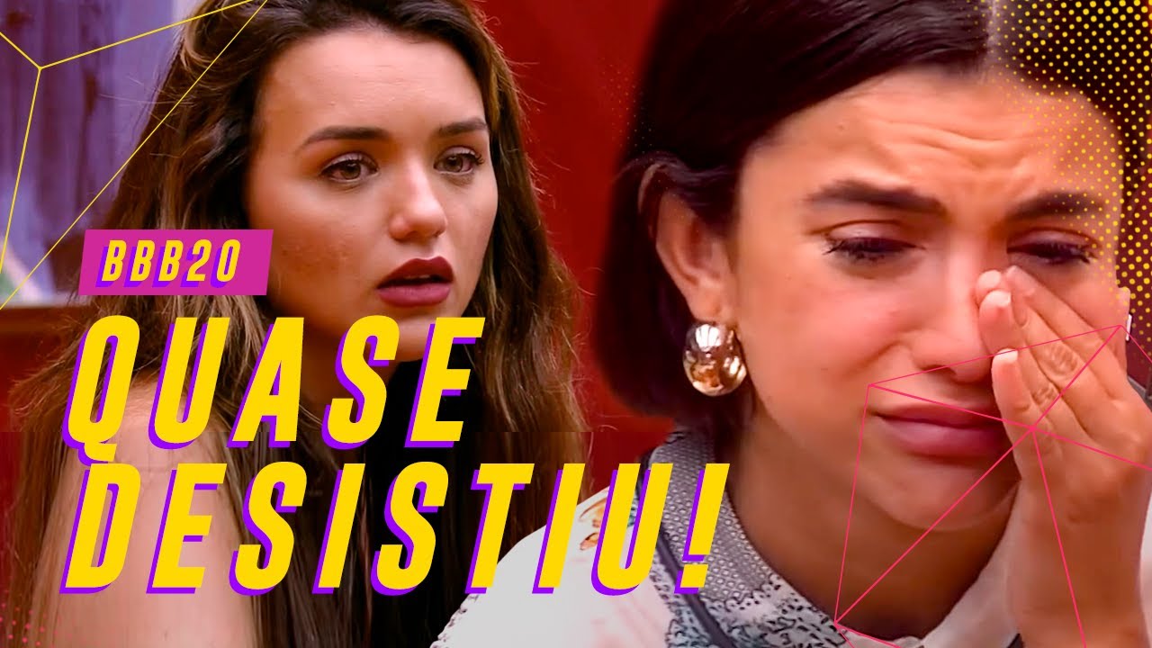 MANU QUASE DESISTE DO BBB! A SISTER FICOU ABALADA APÓS CONVERSA COM MARI 😰 💥 | BIG BROTHER BRASIL 20